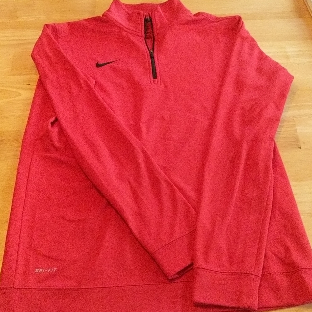 Nike Red Dri-Fit Pullover